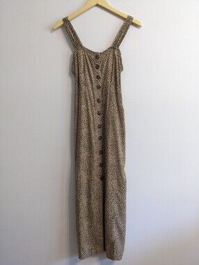 Japna Animal Print Midi Dress | XS